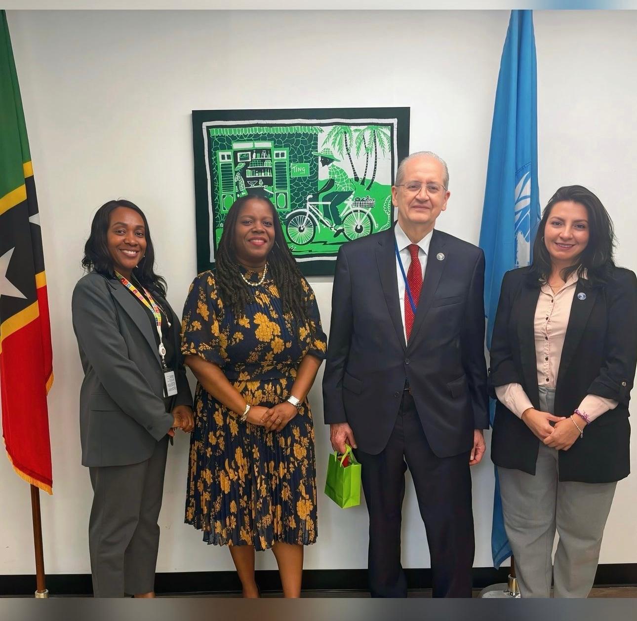 Reunión con Exma. Embajadora Mutryce Williams de Saint Kitts y Nevis